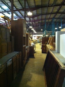 More salvaged cabinets