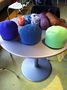 Heads waiting for features.