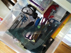 Neat hardware drawer