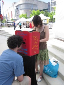 Our Personal Puppet Show, whose point is to make you smile, and wonder a little. 