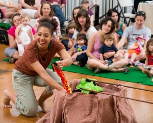Workshop performance of UNDER THE CANOPY. Photo by Arts on the Horizon.