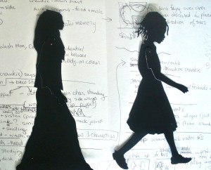 Puppets from SAUDADE on Katherine's sketchbook. 